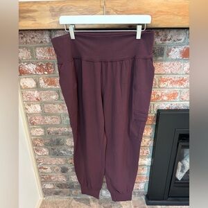 Athleta Women's Burgandy Joggers